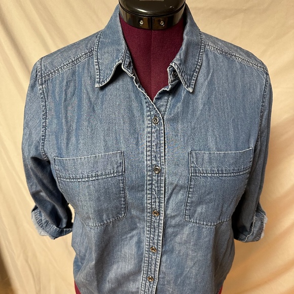 theory button down top - Picture 5 of 7